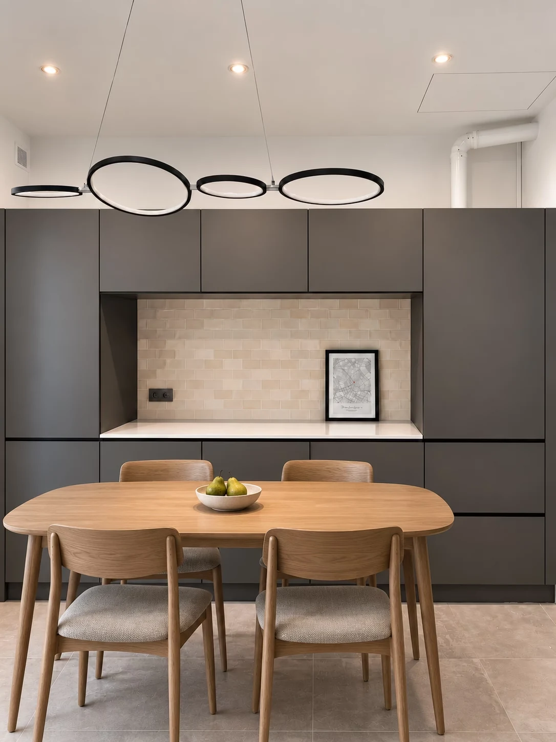 Cocina y comedor de una reforma de Arkhe