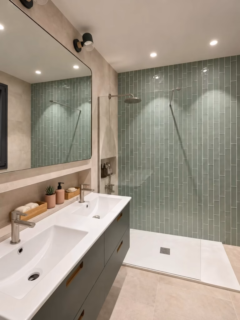 Detalle del interior de la vivienda reformada